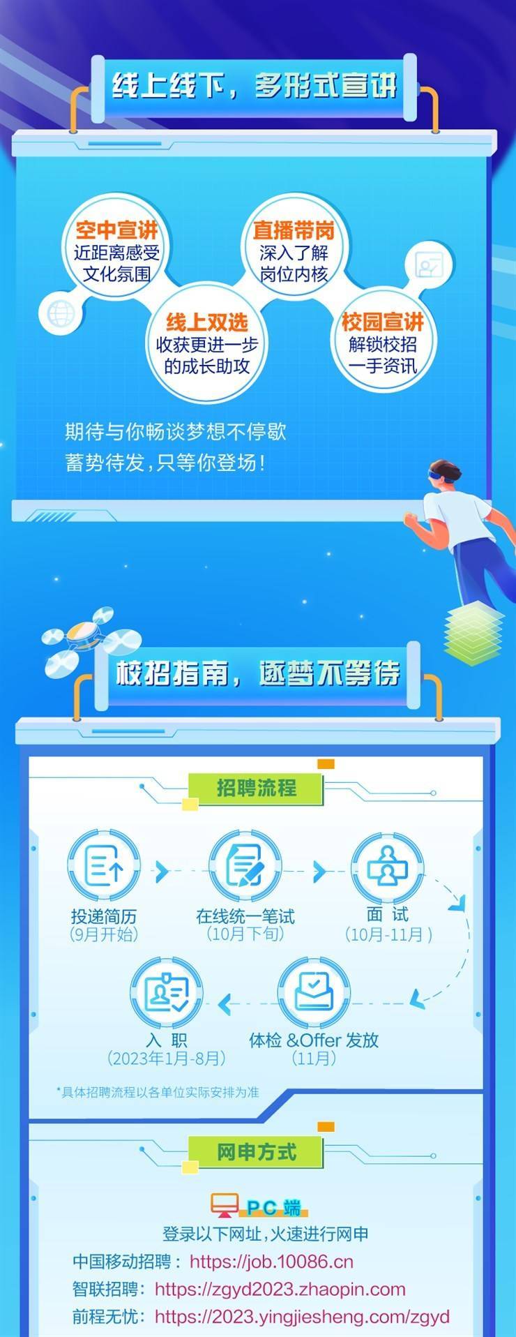 中国移动2023校园招聘全面启动